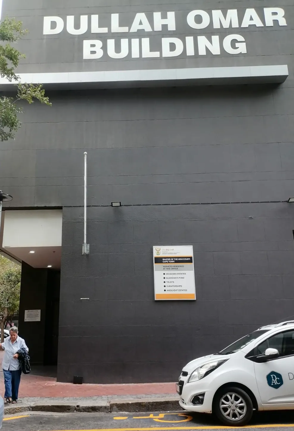 Dullah Omar Building in Cape Town, offices of the Master of the High Court