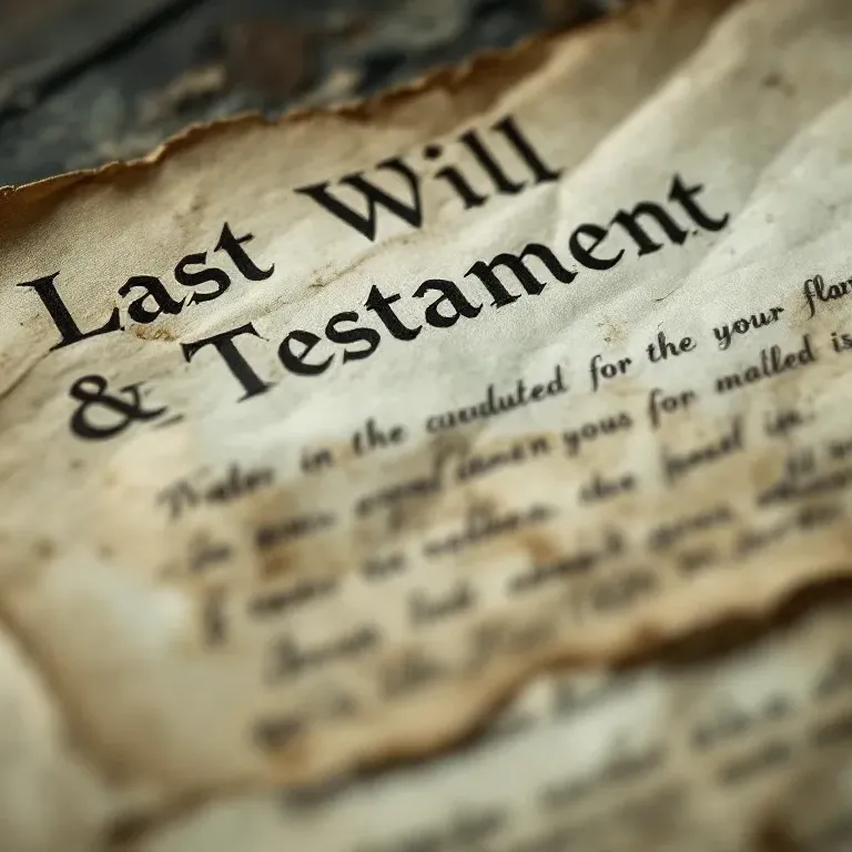 Tattered last will and testament