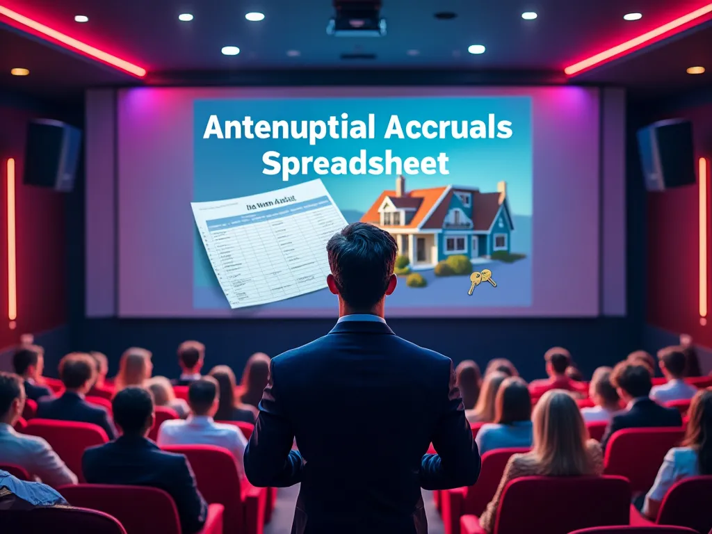 Antenuptial Accruals Spreadsheet - presentation